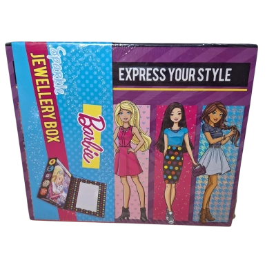Barbie Express Your Style Jewellery Box Set - with books 