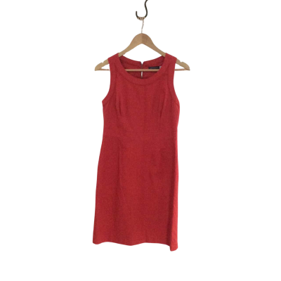 Brown Sugar Women's Size 10 Sleeveless Dress Red 