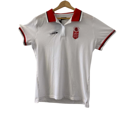 Classic Sportwear Women's Size 18 St George Centenary Ladies Rugby Polo Shirt White (*Brand New* RRP $100) 