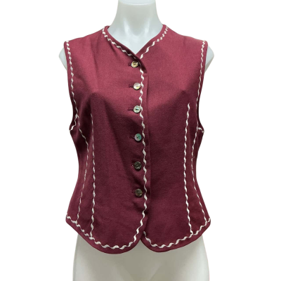 Free Spirit Womens 100% Wool Size M Beetroot Purple 