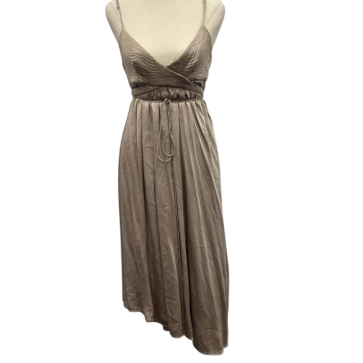 Kookai Womens Silk Size 1 Cocktail Dress Grey 