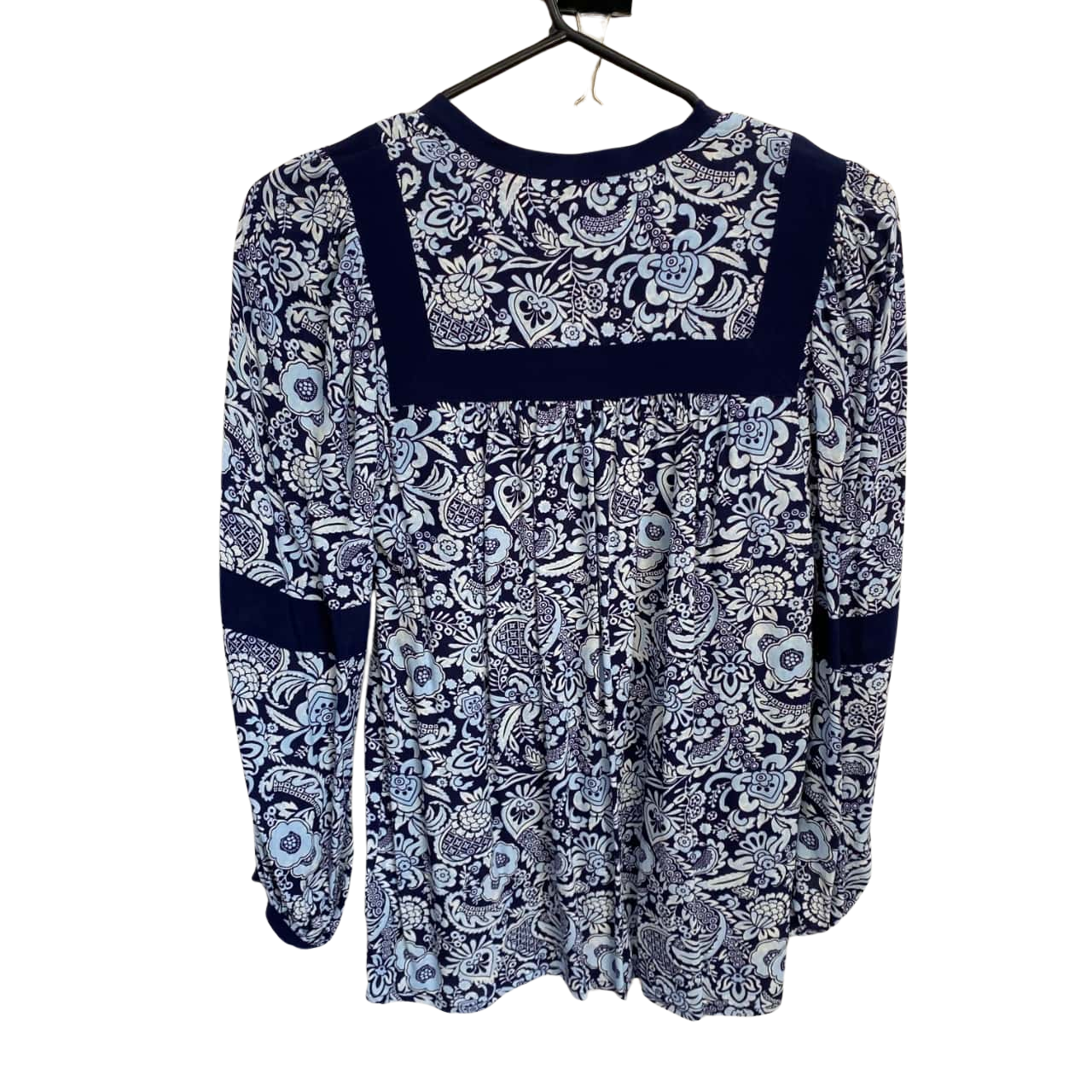 Sussan Womens Size 6 Short Sleeve Blue / Floral / White (s)