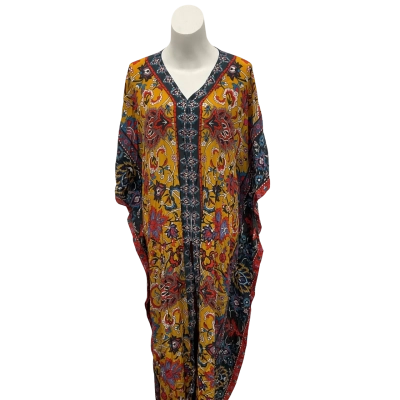 Silk Islands Women’s Silk Kaftan Dress 