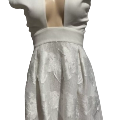 Carla Zampatti  Mini Dress White 