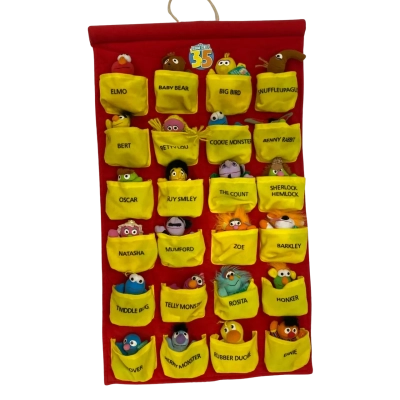 Sesame Street 35th Anniversary Wall Hanging-Complete Set