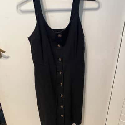  Ringers western Womens  Size 10 Shoestring Strap Dress Black  