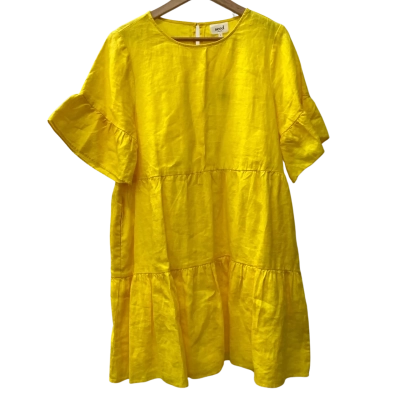 Seed Heritage Core Linen Mini Dress Size 12