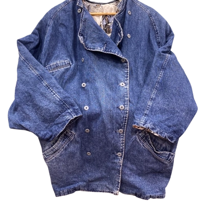 Womens  Size S Denim Jacket Blue 