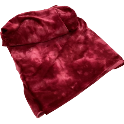 Soft Fabric Feels Like Fur 140 x 93 cm   Crimson Shades   F3