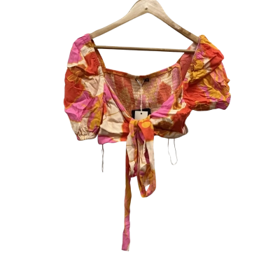 Mister Zimi Womens  Size 8 Cropped Top Multicoloured