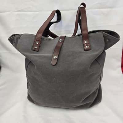 Womens Grey Nappy Bag / Tote / Backpack with Change Mat  RRP: $159.00