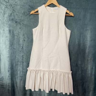 BY JOHNNY. Womens  Size 12 Beige / Pattern / White 