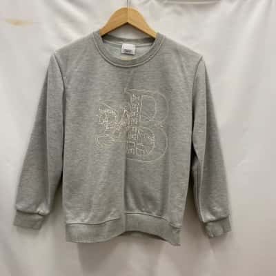 Made In Italy Women's Wind cheater Size XS Grey 