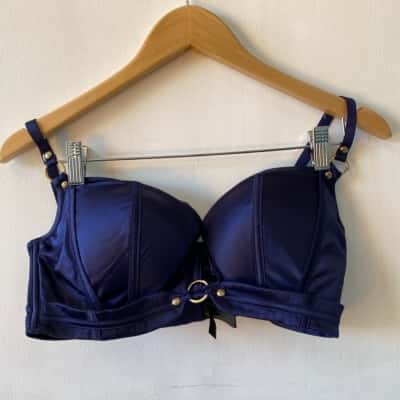 Honey Birdette Womens  Size 14E Bra Navy Blue 