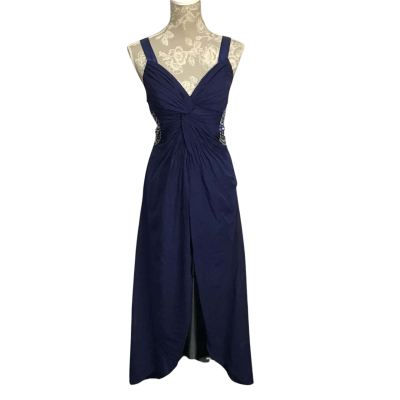  Unbranded Womens  Size 8 Navy Cutout Formal Dress 