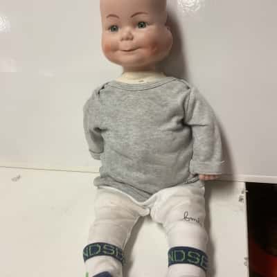 Vintage 3 face doll