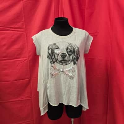  Kids  "Pavement" Size 16 Animal print Top