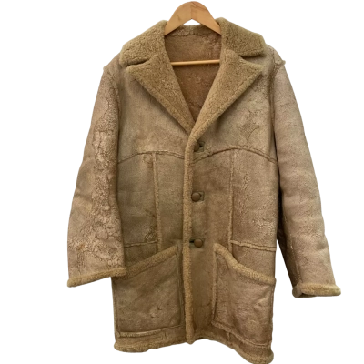  Mens  Size 0 Winter Coat Beige 