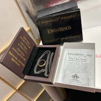 Lord of the Rings - The Noble Collection - The One Ring, Sterling Silver Edition