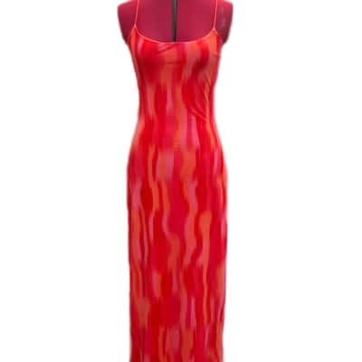 Forever New Womens  Size 12 Maxi Dress Multicoloured / Pink  