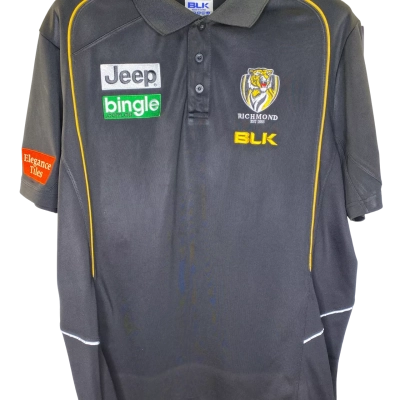 AFL On-Field Team Gear Womens  Size XXXL Polo Shirt Black  
