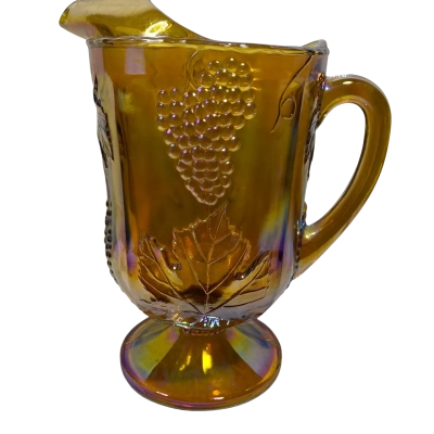 Vintage Gold Carnival Glass “Harvest” 1970 27x24cm