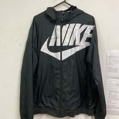Nike Mens  Size XXL Front Zipper Black  
