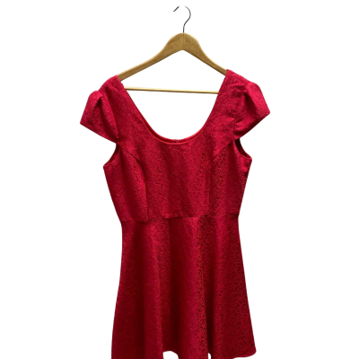 Review Short Sleeved Red Dress Size 12