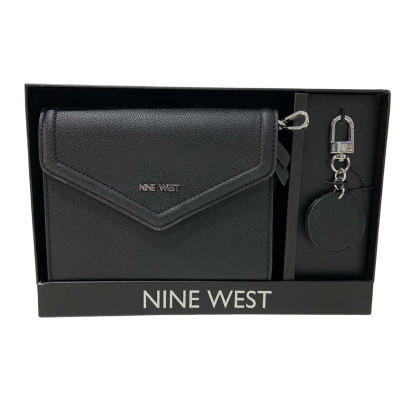 Womens Nine West Zane Black Crossbody Purse