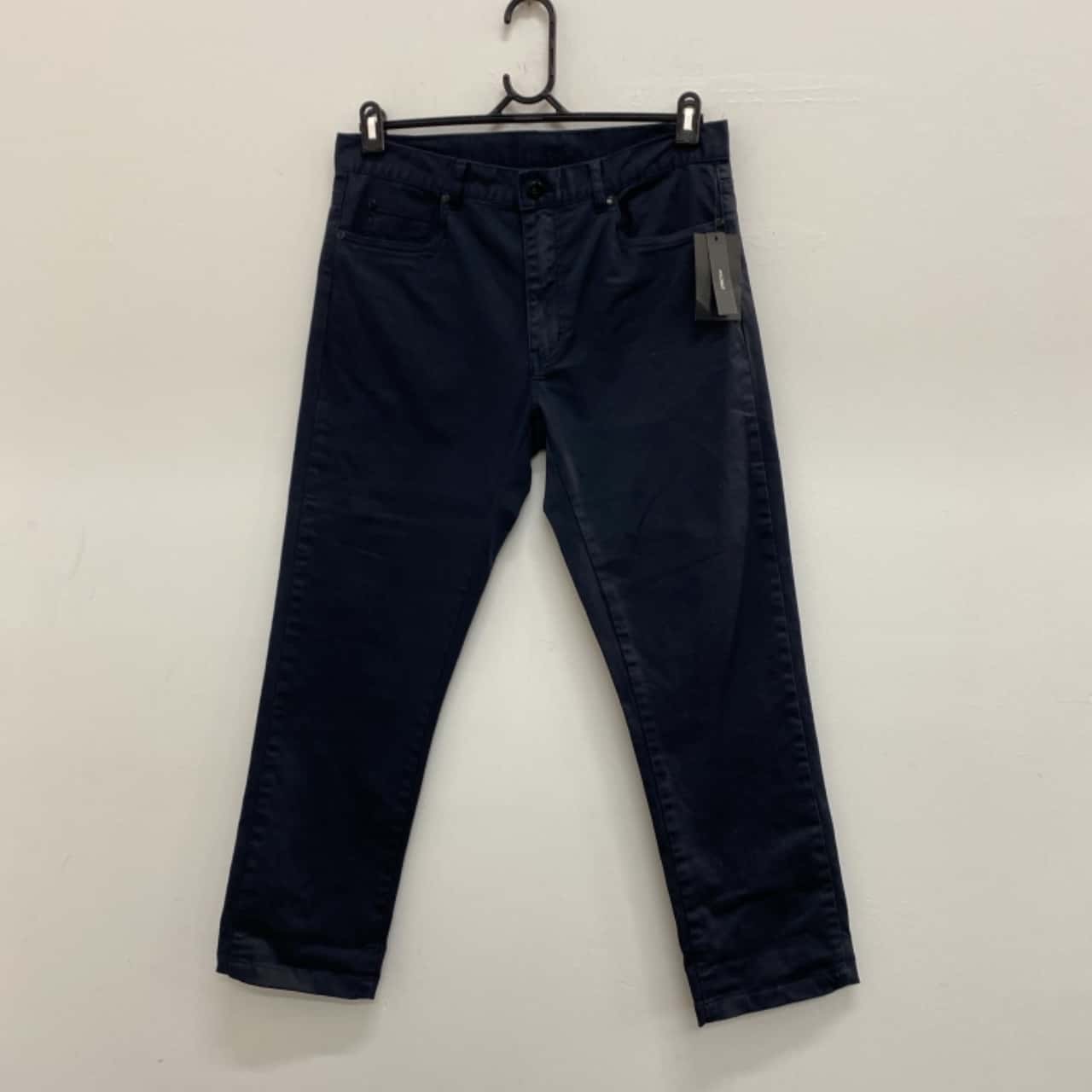 Tarocash Mens Size 32 Chinos Navy Blue