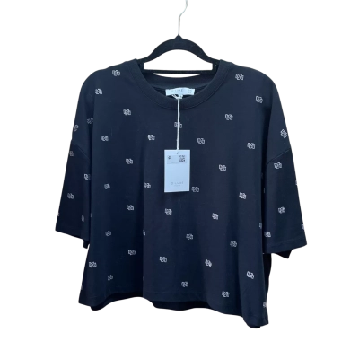 D-Luxe Womens  Size XL Short Sleeve Shirt Black  