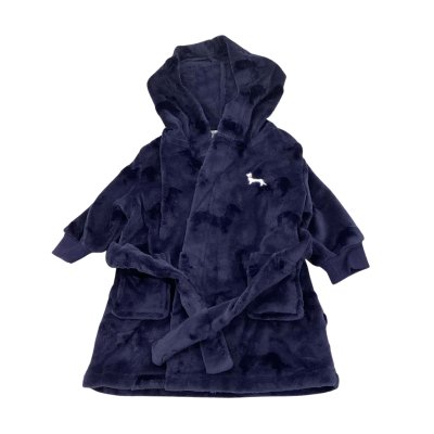 Peter Alexander Kids  Size 3-9 m Bressing Gown / Bathrobe Sleepwear Navy Blue    RRP $65.95      HTH1