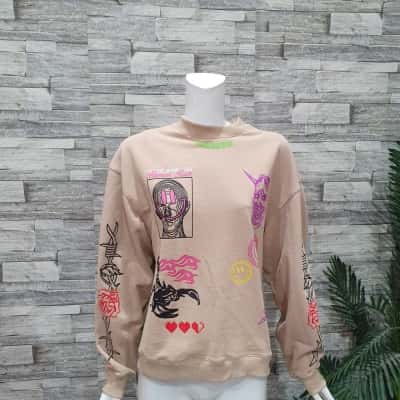  Men's loiter  Size S Jumper Beige / Black  / Pink  / Purple / Red / White 