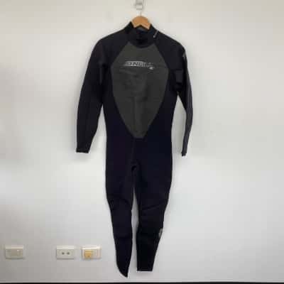 O'Neill Black  Grey Reactor Full Steamer Wetsuit