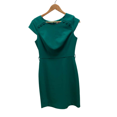 Review Size 8 Green Sleeveless Dress 