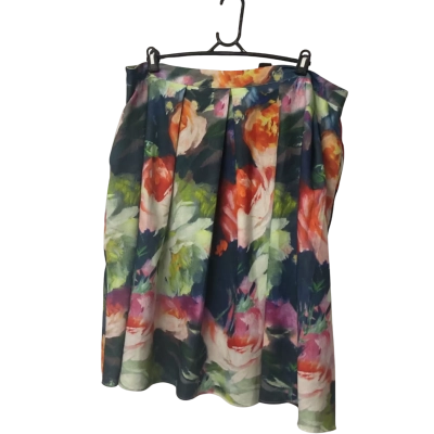 Womens City Chic Size XL Midi Skirt Multicoloured 
