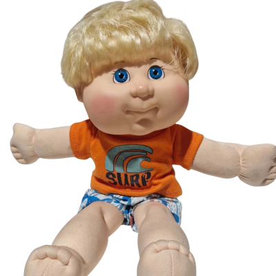 Cabbage Patch Kid surfer dude. 2018 edition
