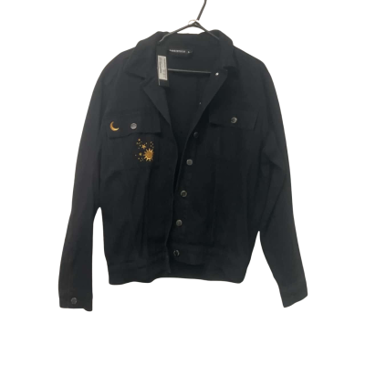 Unisex  Dangerfield Size L Black Denim Celestial Jacket  
