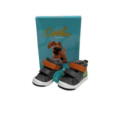 Crosby Kids  Size 4 Green / Grey / Orange / White 