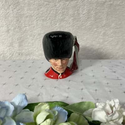 Vintage Royal Doulton "The Guardsman" Character Toby Jug