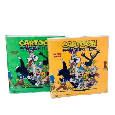 Cartoon Favourites volume 2 and 3 VHS videos
