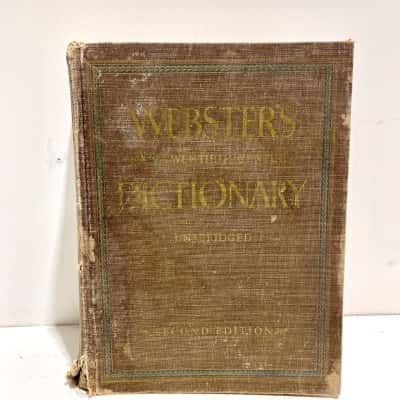 Webster Vintage unabridged dictionary 