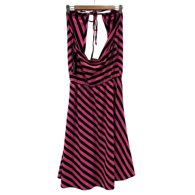 Fashionbabe Womens  Size 10 Sleeveless Dress  Black / Pink 