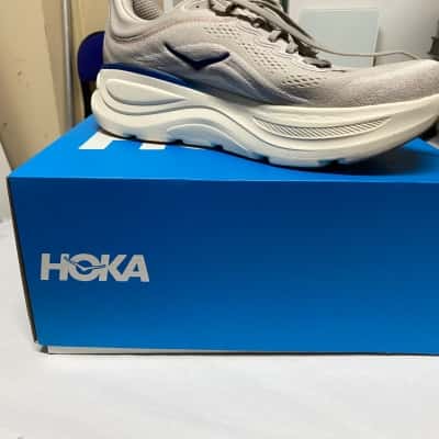 HOKA ONE ONE Womens  Size 8.5 Grey / White 