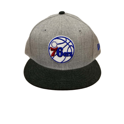 New Era, 76ers Mens, one size grey 20% wool cap
