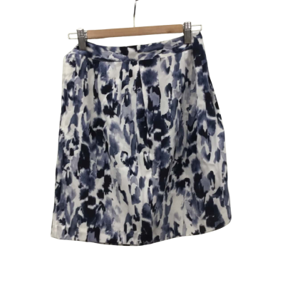 Saba Womens size 6 Blue silk mini skirt 