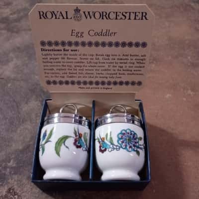 Royal Worcester Egg Coddler Set 2 - Palmyra