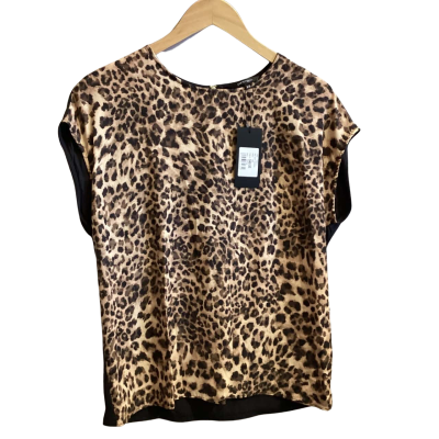 Portmans Womens  Size XS Tank Top Animal print / Black  