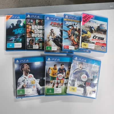 8pcs PS4 Games Bundle PreOwned 