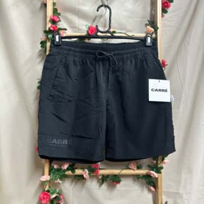  Mens Carré Black Motion Beach Shorts Size M RRP $59.95